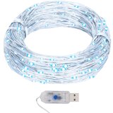 vidaXL Mikro LED lučke na vrvici 40 m 400 LED hladno bele 8 funkcij, (20848868) | Shoptok.si