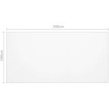  Zaštita za stol prozirna 200x100 cm 1 6 mm PVC | shoptok.hr