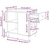  Mačja hiša Bela 72 x 42.5 x 70 cm Konstruiran les, (5000111178) | Shoptok.si