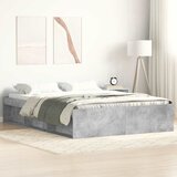  Okvir za krevet siva boja betona 140x200 cm | shoptok.hr