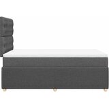  Krevet s oprugama i madracem tamnosivi 120 x 200 cm od tkanine | shoptok.hr