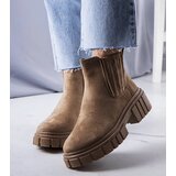 Gemre Brown insulated ankle boots Leiva | Shoptok.si