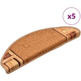  Otirači za stepenice samoljepljivi 5 kom 65x21x4 cm bež | shoptok.hr
