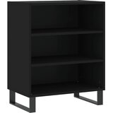  Komoda crna 57 x 35 x 70 cm od konstruiranog drva | shoptok.hr