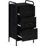  Kreveta Crni hrast 97 x 33 x 81 cm Konstruirano drvo | shoptok.hr