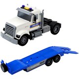 Policijski transportni kamion tegljač sa helikopterom - plavi | shoptok.hr