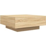 vidaXL Klubska mizica sonoma hrast 80x80x31 cm iverna plošča, (21008281) | Shoptok.si