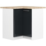 AKORD OLIWIA S90/90 Kabinet + BELI / GRAFITNI GLOS Vrh, (21713659) Cene