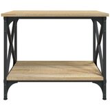  Stranska mizica sonoma hrast 55x38x45 cm inženirski l | Shoptok.si