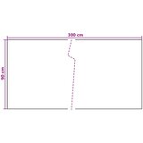  Balcony ekran Tamnosiva 300 x 90 cm poliratan | shoptok.hr