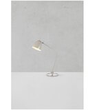 Markslöjd Sivo-bež namizna svetilka s kovinskim senčilom (višina 47 cm) Tilt – | Shoptok.si