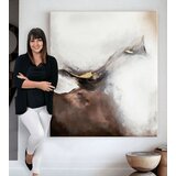  Slike na platnu PREMIUM ART - Abstraktni Zamegljen Ščit | Shoptok.si