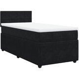 vidaXL spring krevet s madracem crni 90x200 cm baršunasti | shoptok.hr
