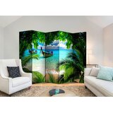 Artgeist PARAVAN 225/172/3 cm zelena, svetlo modra Slike