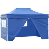  Sklopivi Pop-up Šator sa 4 Panela 3x4,5 m Plavi | shoptok.hr