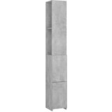 Furnova Kopalniška omarica betonsko siva 25x26,5x170 cm inženirski les, (21947020) | Shoptok.si