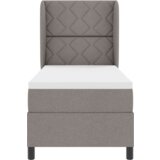  Postelja s podlago s kazi 80x200 cm v taupe tkanini, (22052288) | Shoptok.si