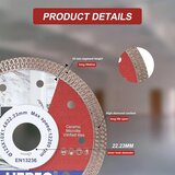 HERZO 2x 125 mm diamantna rezalna plošča za keramiko in kamen | Shoptok.si