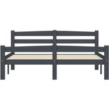 Posteljni okvir temno siv iz trdne borovine 140x200 cm, (20647317) | Shoptok.si
