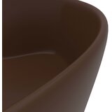  Luksuzni umivaonik mat tamnosmeđi 36 x 13 cm keramički | Eponuda.com