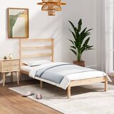 Maison Chic Posteljni okvir - Enojna postelja - Postelja za odrasle iz trdnega lesa 90x190 cm-J8696, (21759679) | Shoptok.si