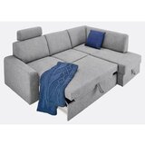 XORA sedežna garnitura, tkanina siva | Shoptok.si