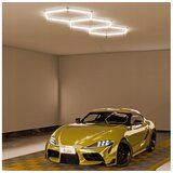  LED Plafonsko svetlo HEXAGON LED/128W/85-265V 4000K 248x97 cm CRI 90 IP54 belo Cene