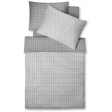 POSTELJNINA 140/200 cm damast antracit, siva