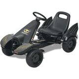  Go kart sa pedalama i podesivim sjedalom crni cijene