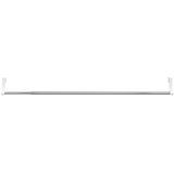  Karniše 2 kom bijelo-srebrne 60-105 cm aluminijske | shoptok.hr