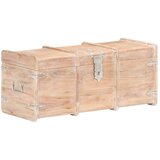 vidaXL Skrinja za shranjevanje 90x40x40 cm trden akacijev les | Shoptok.si