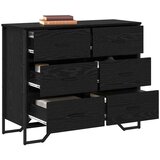  Komoda s ladicama 2 pcs Crni hrast 91 x 35,5 x 74,5 cm | shoptok.hr