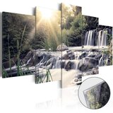  Slika na akrilnom staklu - Waterfall of Dreams [Glass] 100x50 Cijene