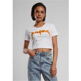 Mister Tee Badgirls Cropped Tee White | Shoptok.si