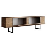 Hanah home tv polica luxe atlantic pine black | ePonuda.com