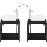  Set namještaja za kupaonicu 2 kom. Crna 33 x 34,5 x 100 cm | shoptok.hr