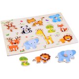  Drvene puzzle životinje 10 elemenata | shoptok.hr