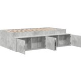  Krevetna konstrukcija s ladicama Betonski sivi 90 x 200 cm | shoptok.hr