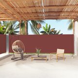  Uvlačiva bočna tenda smeđa 180 x 1000 cm | shoptok.hr