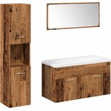  5-dijelni set kupaonskog namještaja od starog drveta | Eponuda.com