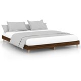 Maison Chic Posteljni okvir - Dvoposteljna postelja - Zakonska postelja brez vzmetnice hrast 140x200 cm inženirski les-J12014, (21773766) | Shoptok.si