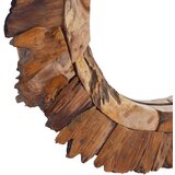 vidaXL Zidno ogledalo od tikovine 60 cm okruglo | shoptok.hr