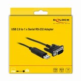 Delock Pretvornik USB - 1xSerial DB09 M FTDI 1.8m | Shoptok.si