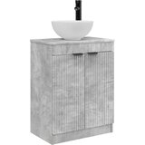  Kupaonski umivaonik s sudoperom Betonska siva 54 x 35 x 83 cm | shoptok.hr