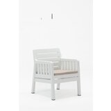 Hanah home baštenska garnitura lara 2+1+1+S takim white | ePonuda.com