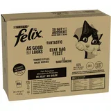 Mega pakiranje "So gut wie es aussieht" 80 x 85 g - Ribji miks (tuna, losos, trska, saj)