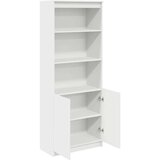 vidaXL Visoka omara bela 70x35x180 cm inženirski les | Shoptok.si