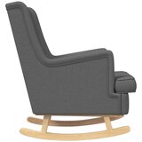  Zibajoči stol Temno siva 62 x 80 x 85 cm blago, (5000288927) | Shoptok.si