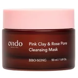 Ondo Beauty 36.5 čistilna maska za obraz - Pink Clay & Rose Pore Cleansing Mask