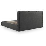 Mazzini Beds Sivi tapecirani bračni krevet s prostorom za odlaganje s podnicom 160x200 cm Brody – | shoptok.hr